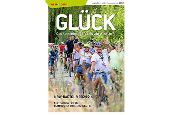 Neueste Ausgabe des Kundenmagazins GLÜCK | WestLotto